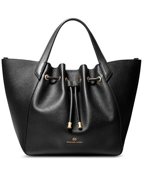 michael michael kors phoebe large leather grab tote|Bags .